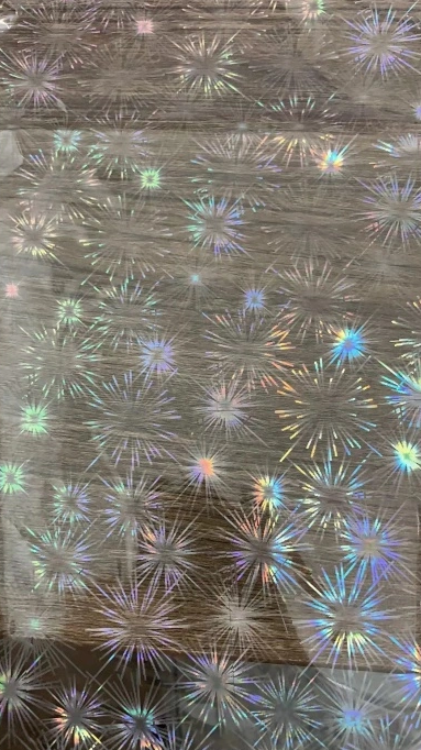 环保动态雪花激光膜